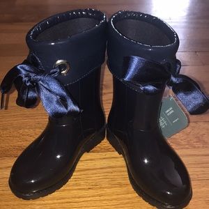 Toddler Navy rain boots